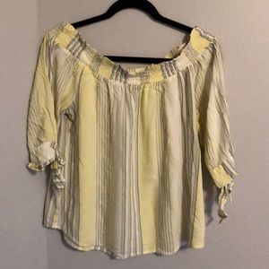 Off the shoulder shirt